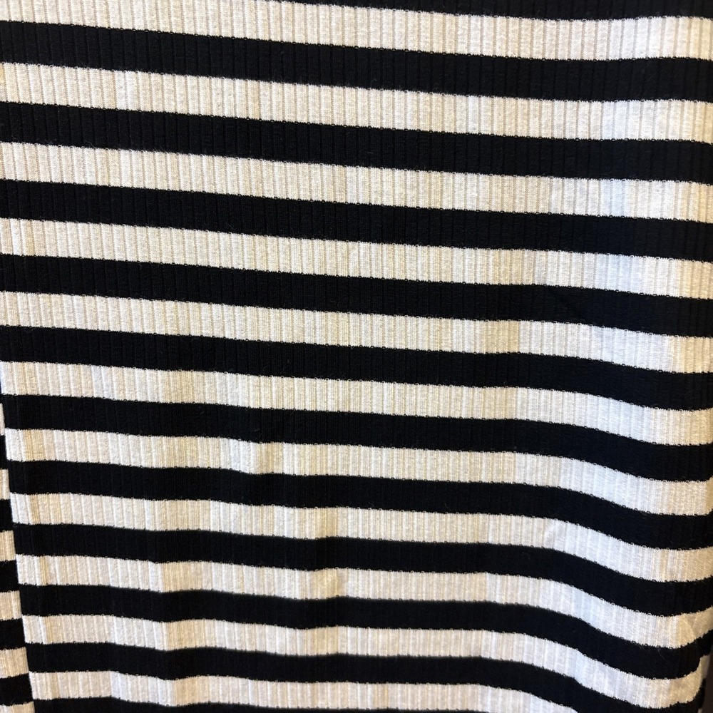 Hailey & Co  Striped Top Shirt Blouse Boutique Size L Made In The USA - Picture 5 of 6